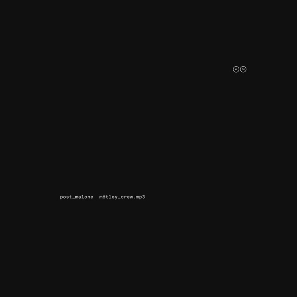 Post Malone — Motley Crew