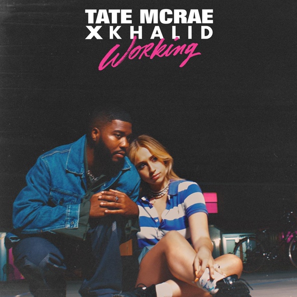 Tate McRae — working